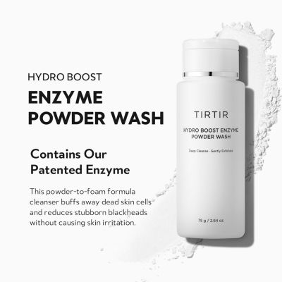 Tirtir: Hydro Boost Enzyme Powder Wash 75g