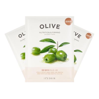 Its Skin: The Fresh Mask Sheet Olive - 20ml (Pack 3)