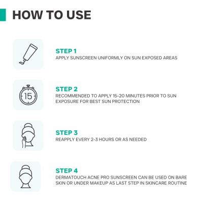 Dermatouch: Acne Pro SPF 50 PA+++ Sunscreen 50gm