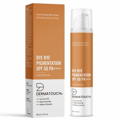 Dermatouch: BYE BYE PIGMENTATION SUNSCREEN SPF 50 PA++++ 50G Dermatouch: BYE BYE PIGMENTATION SUNSCREEN SPF 50 PA++++ 50G