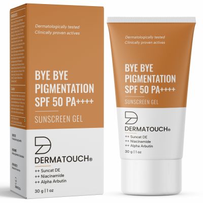 Dermatouch: BYE BYE PIGMENTATION SUNSCREEN SPF 50 PA++++ 30G