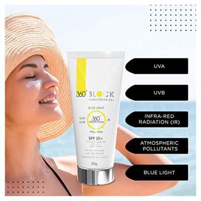 Ethiglo: 360 Block Sunscreen Gel SPF 50+ 50gm