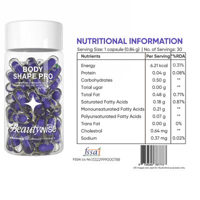 Beautywise: Dual Action Body Shape Pro Slimming Capsules 30 capsules