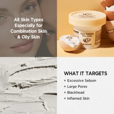 Skinfood: EGG WHITE PORE MASK (15 ml)