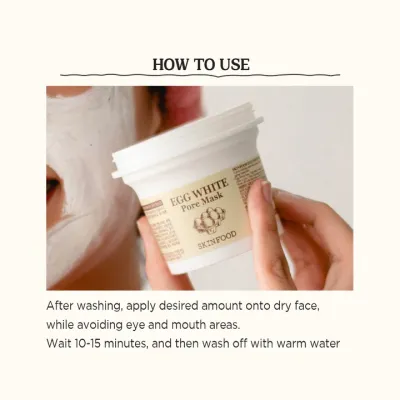 Skinfood: EGG WHITE PORE MASK (15 ml)