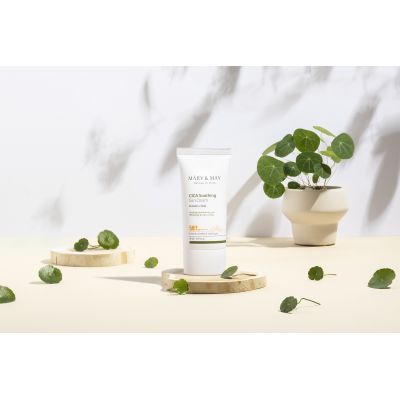 Mary&May: CICA Soothing Sun Cream SPF50+ PA++++ 50ml Mary&May: CICA Soothing Sun Cream SPF50+ PA++++ 50ml
