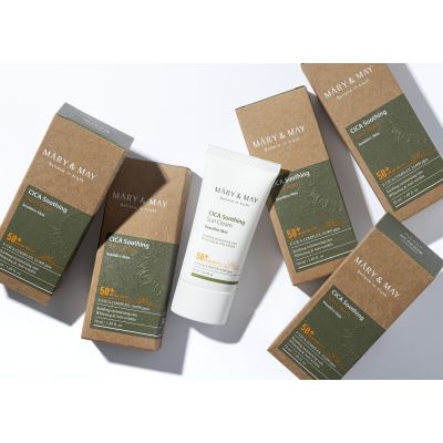 Mary&May: CICA Soothing Sun Cream SPF50+ PA++++ 50ml Mary&May: CICA Soothing Sun Cream SPF50+ PA++++ 50ml