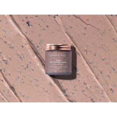 Mary&May: Rose Hyaluronic Hydra Wash off Pack 125g Mary&May: Rose Hyaluronic Hydra Wash off Pack 125g