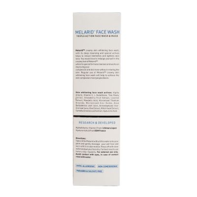 YUDERMA: Melarid Face wash - Triple action 2in1 Face wash & Mask 100gm