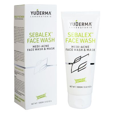 YUDERMA: Sebalex Face Wash - 2 in 1 Facewash & Mask 100gm