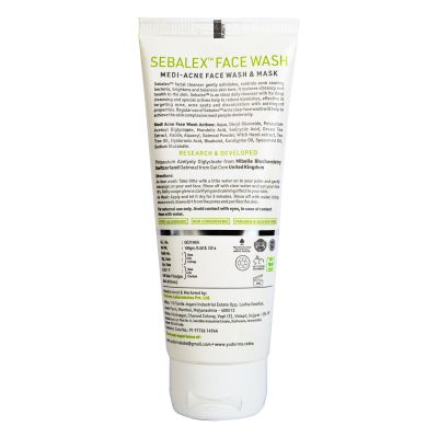 YUDERMA: Sebalex Face Wash - 2 in 1 Facewash & Mask 100gm