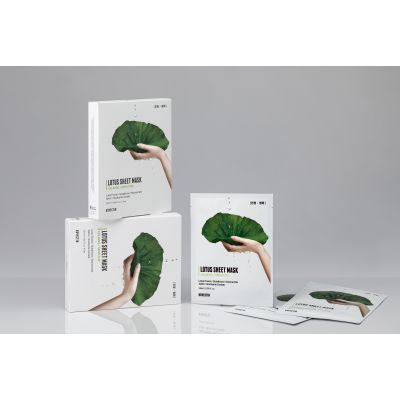 Rovectin: Calming Lotus Sheet Mask 5ea 125ml