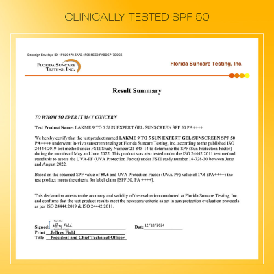 Lakme: Matte Sunscreen SPF 50 PA+++, Niacinamide|UVA/B Protection|For Normal To Oily Skin 50ml