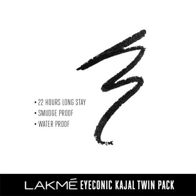 Lakme: 9 to 5 Eyeconic Kajal Twin Pack Lakme: 9 to 5 Eyeconic Kajal Twin Pack