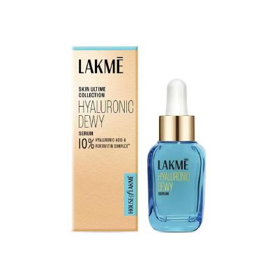 Lakme: Hyaluronic Dewy Serum with 10% Hyaluronic Acid & Pentavitin Complex 30ml Lakme: Hyaluronic Dewy Serum with 10% Hyaluronic Acid & Pentavitin Complex 30ml