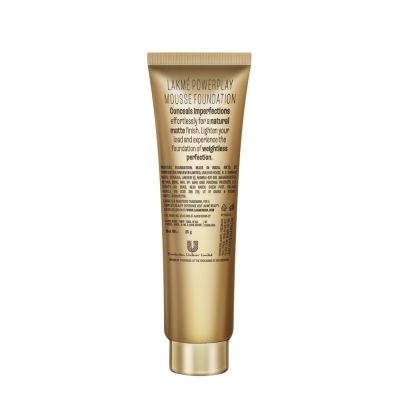 Lakme: 9 to 5 Powerplay Mousse Foundation Beige Vanilla Lakme: 9 to 5 Powerplay Mousse Foundation Beige Vanilla