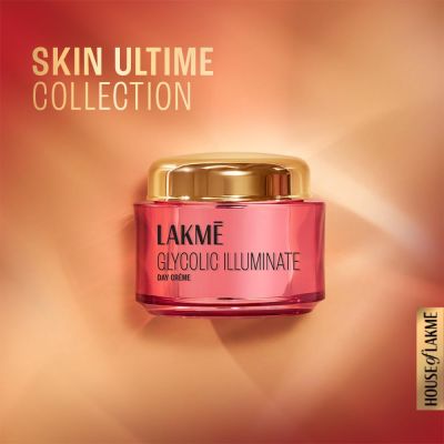 Lakme: Glycolic Illuminate Day Cream with Glycolic Acid for Radiant & Even Tone Skin Lakme: Glycolic Illuminate Day Cream with Glycolic Acid for Radiant & Even Tone Skin