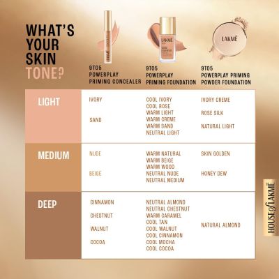Lakme: 9 to 5 Powerplay Priming Concealer Built in Primer Nude Lakme: 9 to 5 Powerplay Priming Concealer Built in Primer Nude