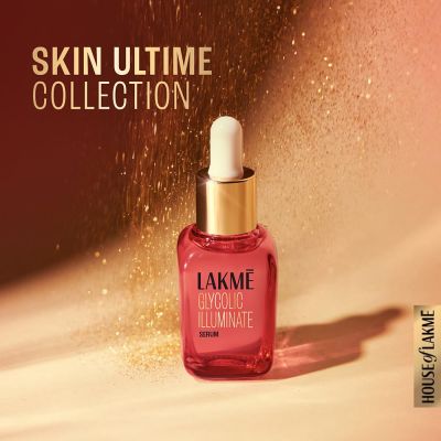 Lakme: Glycolic Illuminate Serum with 1% Glycolic Acid Reduces Dullness & Improves Texture Lakme: Glycolic Illuminate Serum with 1% Glycolic Acid Reduces Dullness & Improves Texture