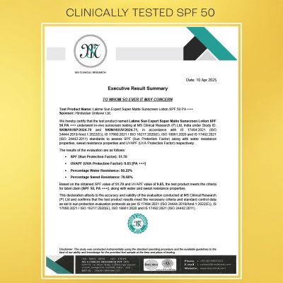 Lakme: Matte Sunscreen SPF 50 PA+++, Niacinamide|UVA/B Protection|For Normal To Oily Skin 100ml