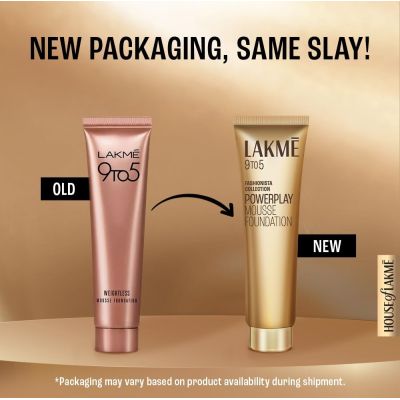 Lakme: 9 to 5 Powerplay Mousse Foundation Beige Vanilla Lakme: 9 to 5 Powerplay Mousse Foundation Beige Vanilla