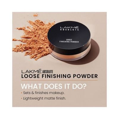Lakme: Absolute Loose Finishing Powder Almond Lakme: Absolute Loose Finishing Powder Almond