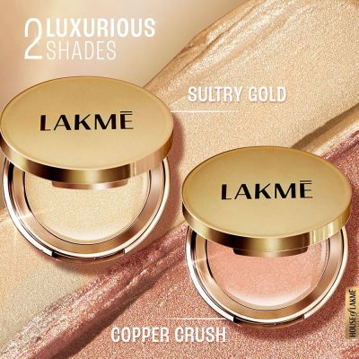 Lakme: 9 to 5 Powerplay Velvet Creme Highlighter Sultry Gold Lakme: 9 to 5 Powerplay Velvet Creme Highlighter Sultry Gold