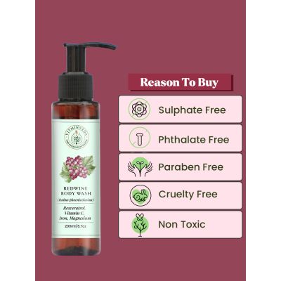 : Ravishing Red Wine Body Wash  - 200 ml