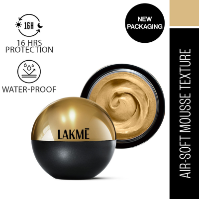 Lakme: Xtraordin-airy Mattereal Mousse Foundation 03 Golden Sand Lakme: Xtraordin-airy Mattereal Mousse Foundation 03 Golden Sand