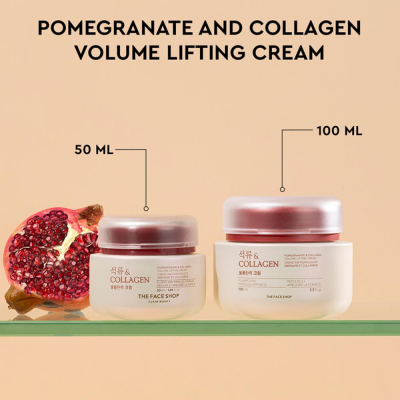 The Face Shop: Pomegranate And Collagen Volume Lifting Cream (50ml)