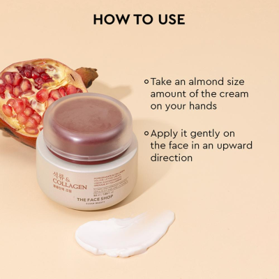 The Face Shop: Pomegranate And Collagen Volume Lifting Cream (50ml)