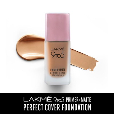 Lakme: 9 to 5 Primer + Matte Perfect Cover Foundation Mini Warm Beige Lakme: 9 to 5 Primer + Matte Perfect Cover Foundation Mini Warm Beige