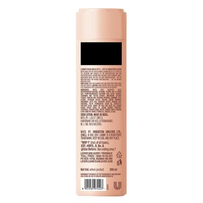 Lakme: Peach Ceramide Moisturizer with SPF 24| For Dry Skin, Normal Skin & Sensitive Skin 200ml
