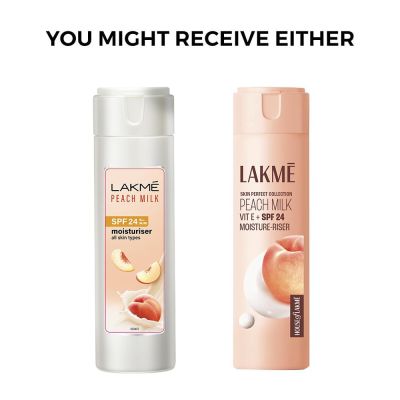Lakme: Peach Ceramide Moisturizer with SPF 24| For Dry Skin, Normal Skin & Sensitive Skin 200ml