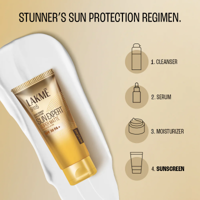 Lakme: Matte Sunscreen SPF 30 PA++, Niacinamide|UVA/B Protection|For Normal To Oily Skin 100ml