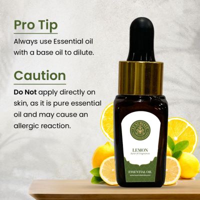 Luxuriate: Lemon Essential Oil - 10ml