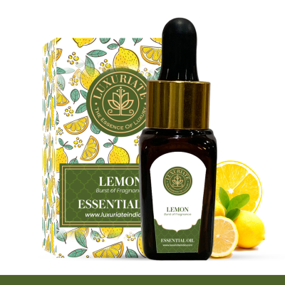 Luxuriate: Lemon Essential Oil - 10ml