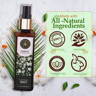 Luxuriate: Pure and Natural Body/Face Parijat Mist Spray-100 ml