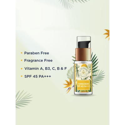 Luxuriate: Vitamin C Sunscreen Cream SPF 45 PA+++ - 30ml
