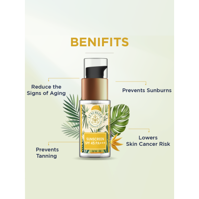 Luxuriate: Vitamin C Sunscreen Cream SPF 45 PA+++ - 30ml