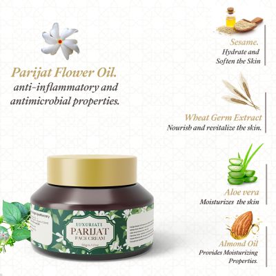 Luxuriate: Parijat Face Nourishing Cream  50gm