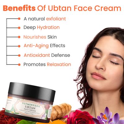 VITMINVEDA: Ubtan Face Cream  50g