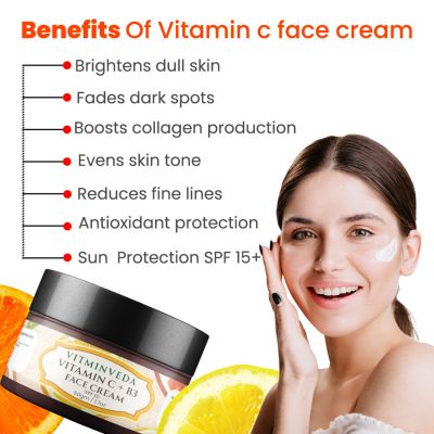 VITMINVEDA: Vitamin C Brightening Face Cream 50g