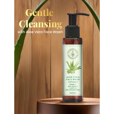 VITMINVEDA: Natural Aloe Vera & Glycerine Extract Face Wash with Vitamin A, C, E 100gm