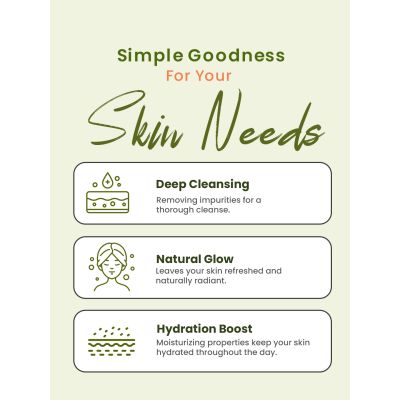 VITMINVEDA: Natural Aloe Vera & Glycerine Extract Face Wash with Vitamin A, C, E 100gm