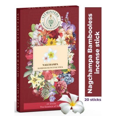 VITMINVEDA: Nagchampa Bambooless Incense Stick 100gm