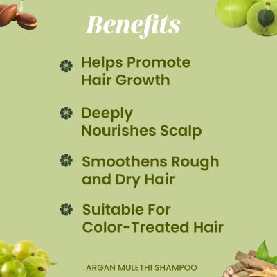 VITMINVEDA: Pure Moroccan Argan Shampoo 200ml
