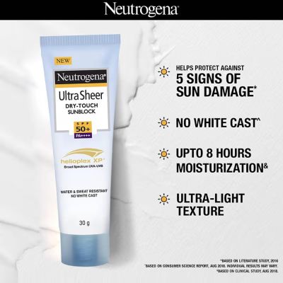 Neutrogena: Ultra Sheer SPF50 30 gm