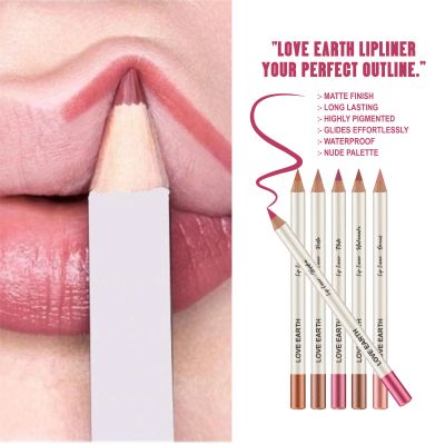 Love Earth: LIP LINER EVERYDAY NUDES -PACK OF 6