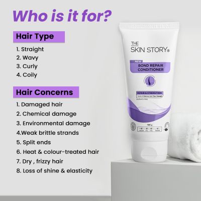 The Skin Story: Sulphate Free Bond Repair Conditioner 100GM